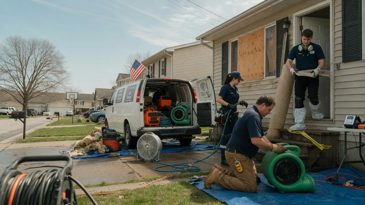 Water Damage Restoration in Earl Park, IN near me